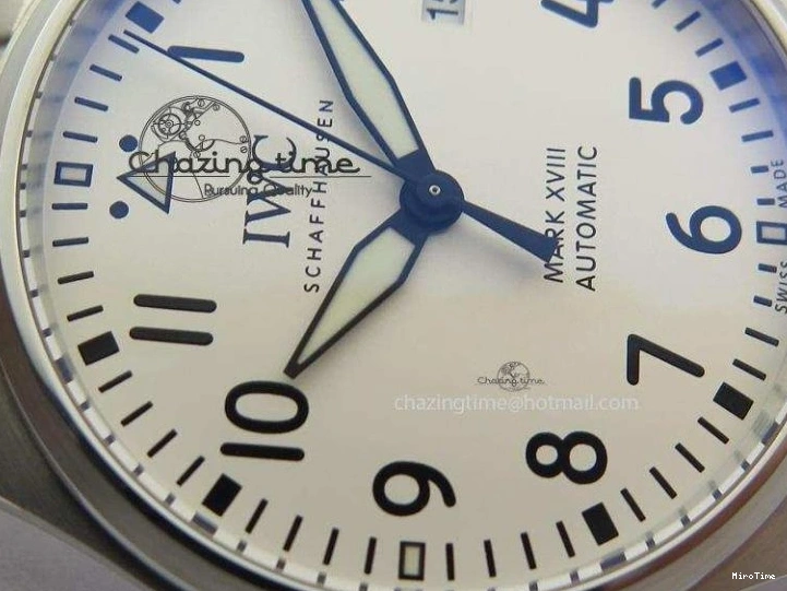 MIROTIME 0813 Mark XVIII IW327002 SS Mk Maker Best Edition White Dial On SS Bracelet A Premium 7300